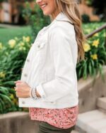 luvamia Women's Stretch Denim Jacket - Long Sleeve