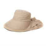 Comhats Wide Brim UV Protection Cotton Sun Hat for Women