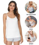 Vislivin Women's Adjustable Spaghetti Strap Tank Tops