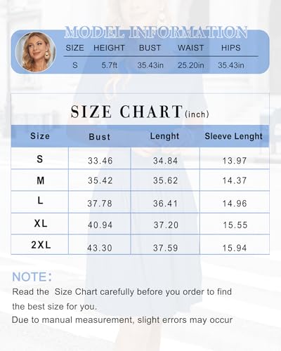 AUSELILY Women's Short Sleeve Pleated Casual Dress, Knee Length