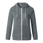 Women's Zip Up Hoodie Casual Jacket with Pockets, UK 8-16