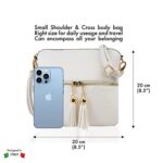 Woodland Leathers Women's Faux Leather Crossbody Bag