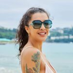 FEISEDY Oversized Polarised UV400 Sunglasses for Women