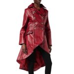 Xposed Ladies Leather Gothic Jacket Victorian Style