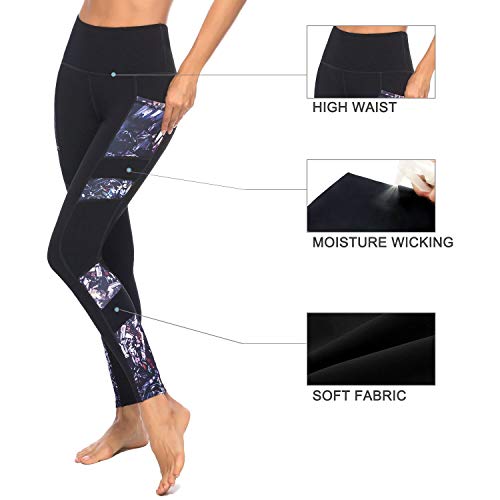 JOYSPELS Women's High Waisted Gym Leggings with Pockets