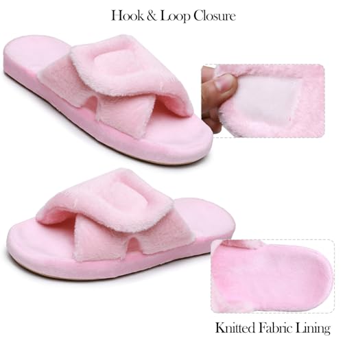 MISSRAIN Ladies Arch Support Memory Foam Slippers
