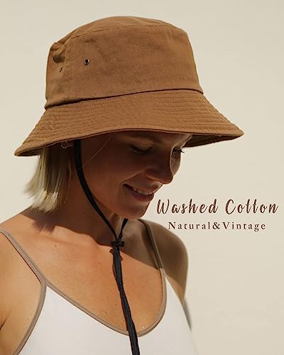 FURTALK Unisex Cotton Bucket Hat for Travel