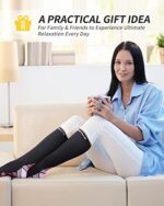 CAMBIVO Compression Socks 2 Pairs for Calf & Ankle Support