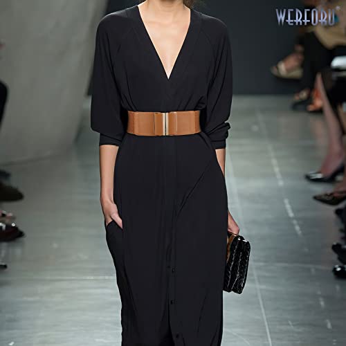 WERFORU Women's Elastic Vintage Stretchy Belt for Dresses