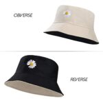 MaoXinTek Reversible Cotton Daisy Sun Hat 56-58cm
