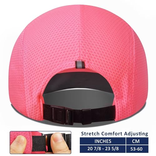 GADIEMKENSD Women's Race Day Running Cap, Mesh, Reflective