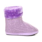 AJVANI Women's Winter Slipper Boots with Pom Pom, Faux Fur