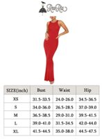 REORIA Women's Summer Sleeveless Halter Maxi Dress