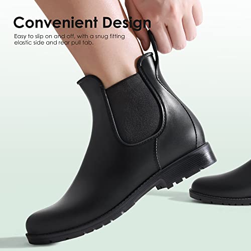 DREAM PAIRS Waterproof Ankle Chelsea Rain Boots