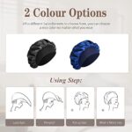 SWEET VIEW Silk Bonnet, Satin Hair Wrap for Sleeping
