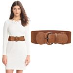 JASGOOD Women Stretchy Wide Waist Belt for Dress