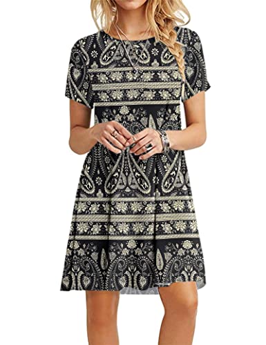MOLERANI Women's Summer Casual T-Shirt Dress