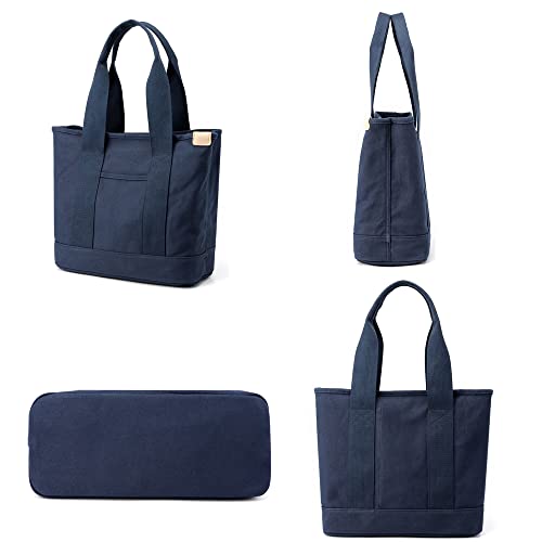 Canvas Women Tote Bag Large Capacity for Work Travel