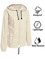 Women's Waterproof Quick Dry Windproof Jacket with Hood