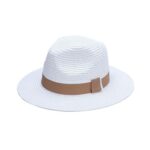 KOLLACHE Summer Panama Straw Hat with Wide Brim