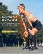 CAMBIVO Compression Socks 2 Pairs for Calf & Ankle Support