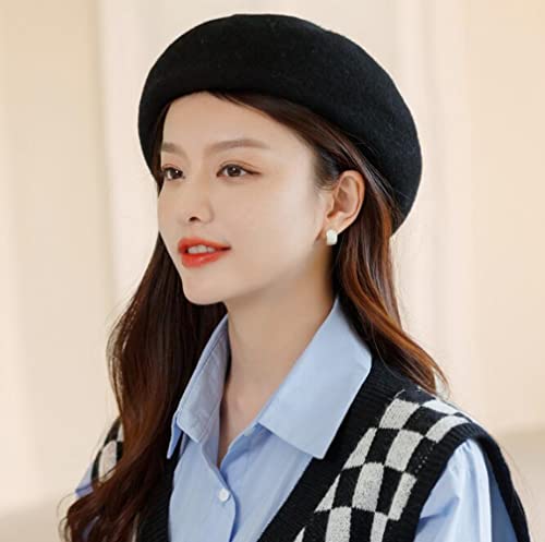 Rayinblue Women Vintage French Beret Beanie, One Size