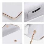 Dasein Women Faux Suede Evening Clutch Bags