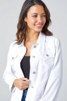 Roman Originals Women's Stretch Denim Jacket - Casual Smart