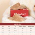 EverFoams Women's Cosy Shearling Memory Foam Slippers