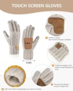 Winuesa Women's Winter Hat, Scarf & Gloves Set