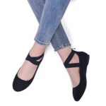 DREAM PAIRS Women's Ballerina Flats with Elastic Straps