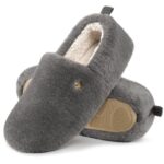 EverFoams Women's Fuzzy Faux Wool Non-slip House Shoes