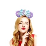 DRESHOW Glitter Mouse Ears Headbands for Women