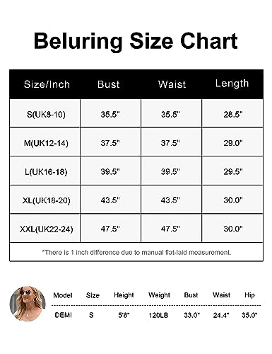 Beluring Women Casual V Neck Pleated Tunic Blouse