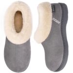 EverFoams Women's Micro Suede Plush Memory Foam Slippers