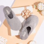 Snug Leaves Ladies' Fluffy Memory Foam Slippers