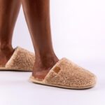 EverFoams Women's Cosy Shearling Memory Foam Slippers
