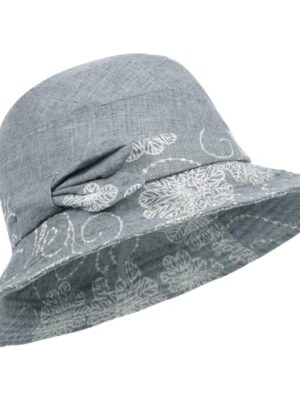 JIAHG Women's Floral UV Protection Bucket Hat