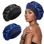 SWEET VIEW Silk Bonnet, Satin Hair Wrap for Sleeping