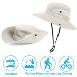 ECOMBOS Womens UV Protection Wide Brim Sun Hat