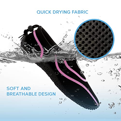 Aqua Shield Women's Water Socks Surf Shoes