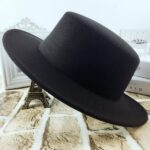 Bamboopack Black Fedora Hat for Party, Cosplay, Wedding