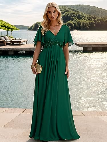 Ever-Pretty Women's Chiffon V Neck Formal Dress 01960