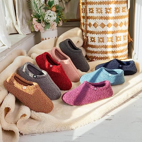 VeraCosy Ladies' Fuzzy Memory Foam Slippers