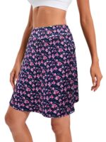 Women's Golf Skorts with Pockets, Knee Length