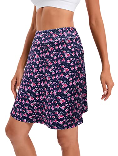 Women's Golf Skorts with Pockets, Knee Length