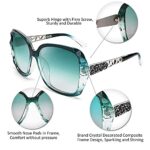 FEISEDY Oversized Polarised UV400 Sunglasses for Women