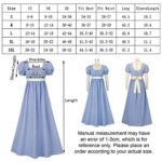 FRIUSATE Green Regency Dress with Sash, Empire Waist