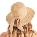 Gajaous Women's UPF 50+ Wide Brim Straw Sun Hat
