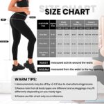 Leafigure Women's High Waist Black Gym Leggings